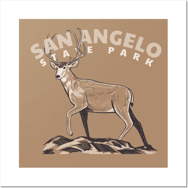 San Angelo State Park Texas Roaming Deer Wall Art by Go With Tammy